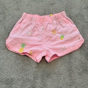 Lilly Pulitzer Pink Embroidered High Waist Shorts